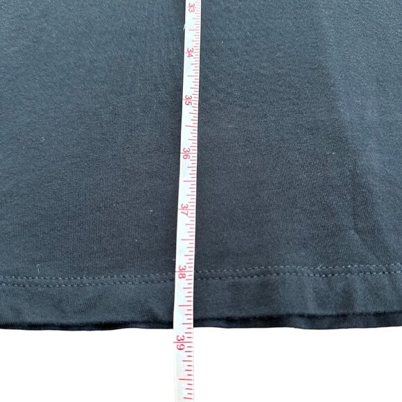 Loft Dress Women 10 Black V Neck Sleeveless Open Back Knee Length Pullover - Picture 9 of 10